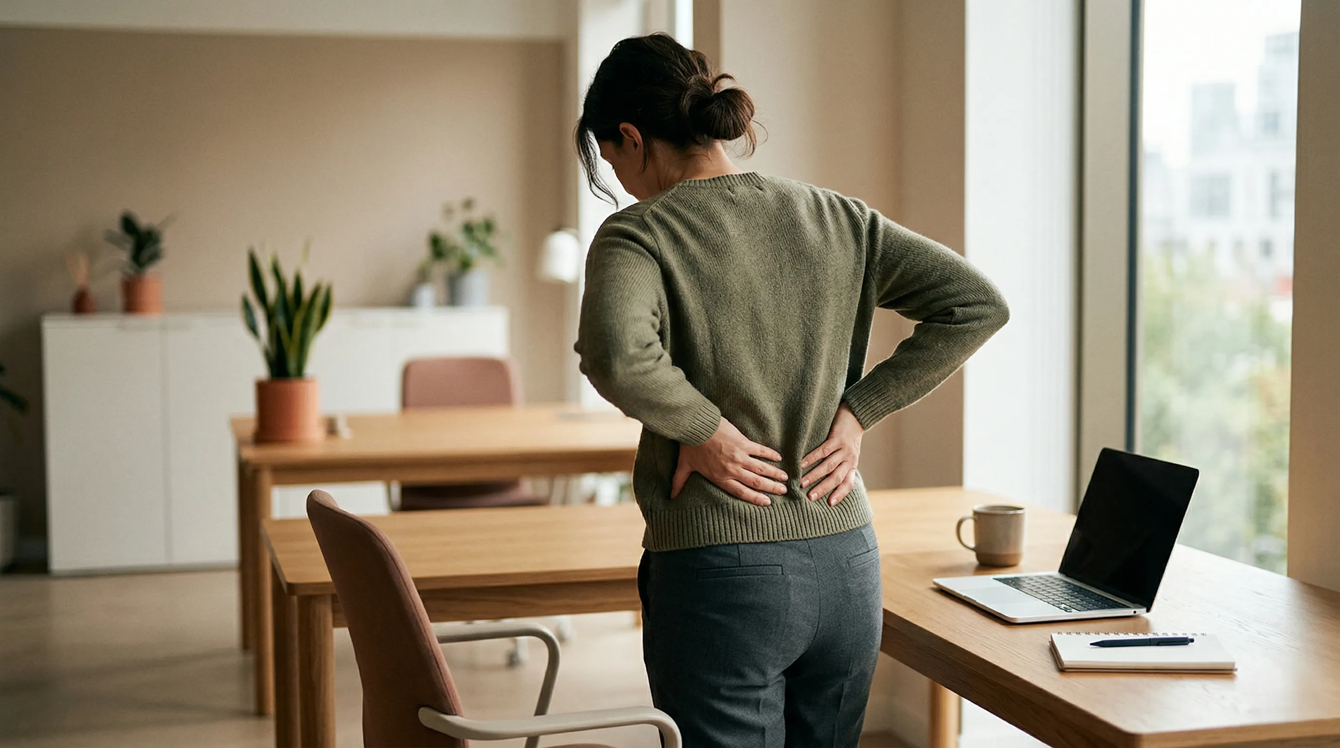 Ból pleców po siedzeniu - ćwiczenia